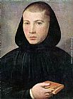Portrait of a Young Benedictine by Giovanni Francesco Caroto